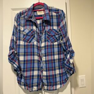 Plaid Shirt Juniors 1X